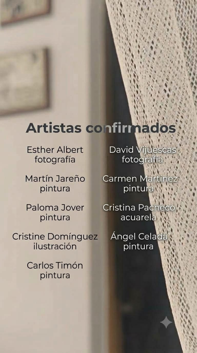 Cartel de la exposicion colectiva Cultureando IV - artistas confirmados